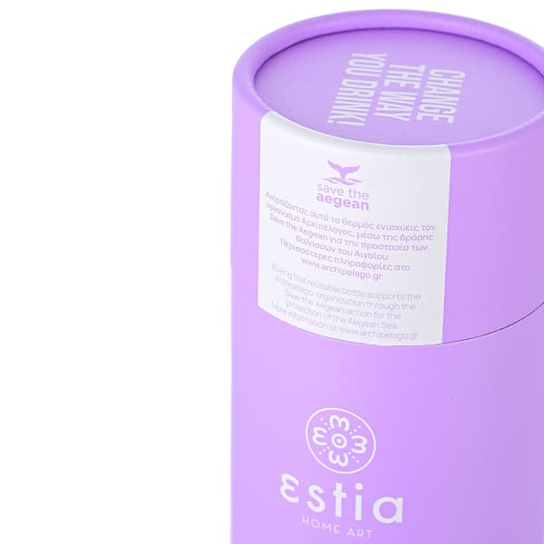 750 ml lavendel lilla termoflaske