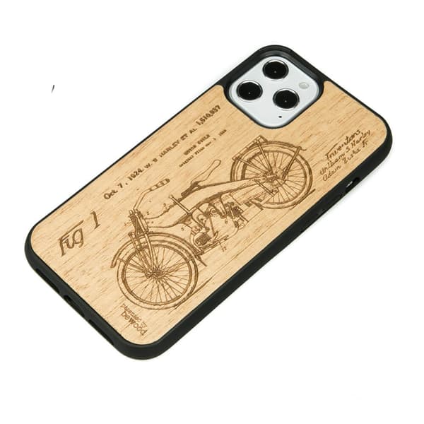 Træcover til iPhone 12 Pro Max HARLEY PATENT ANIEGRE