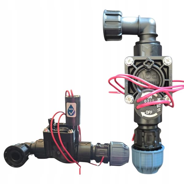Hunter 1-sektion manifold med albue, PE 25