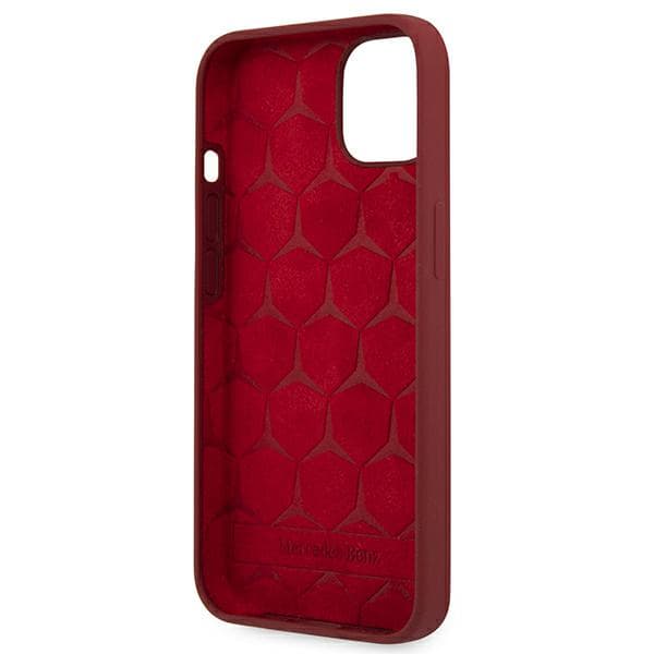 Mercedes Silikone Line Etui til iPhone 13 mini, Rød