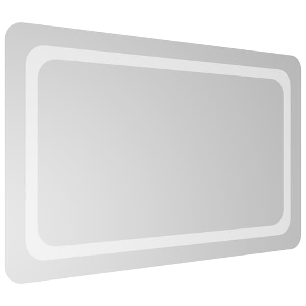 vidaXL Badrumsspegel med LED, 50x80 cm