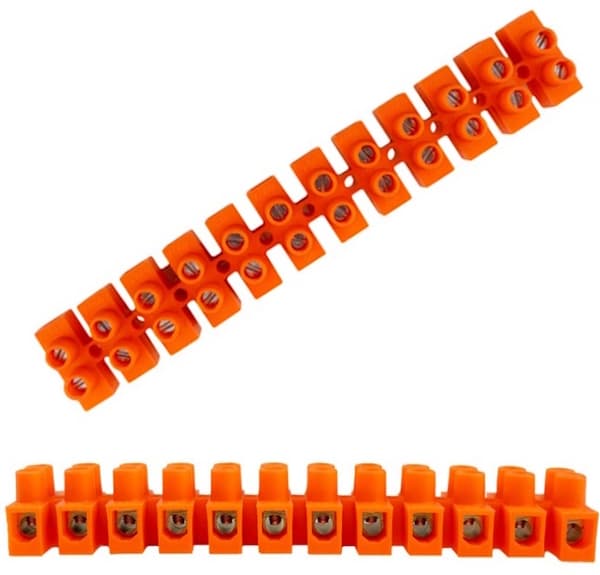 EcoLight kabelkopplingskopplingsplint 12-spårslist 25 mm 60A 1 st