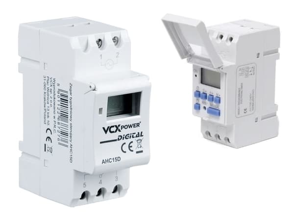 Digital ugentlig timerstyringsprogrammerer 265V