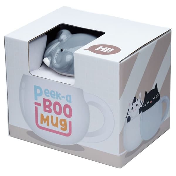 PKLMUG07 Kikande elefant i keramik