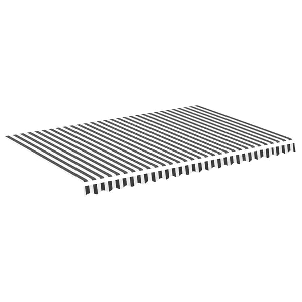 vidaXL Markistyg antracit/vit 4,5x3 m