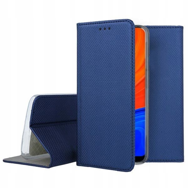 Etui til Apple iPhone 11 Pro max SMART MAGNET BOOK LUKKET MARINEBLÅ + Glas