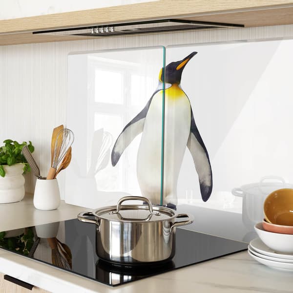Penguin multifunktionelle dekorative hærdede køkkenbrædder 2x40x52 cm
