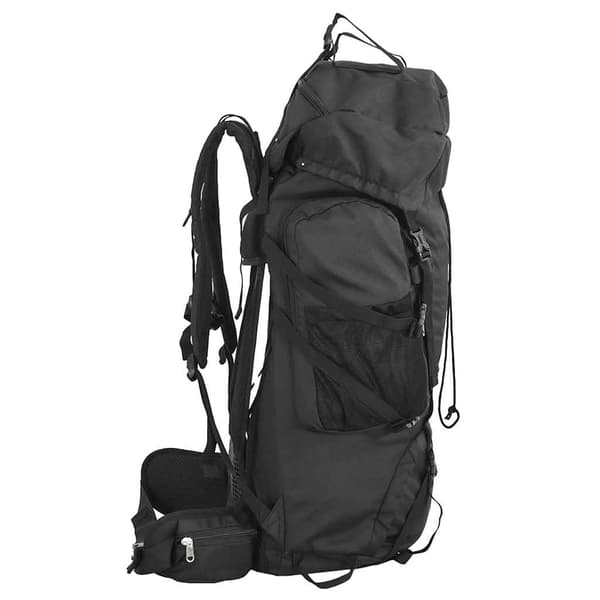 vidaXL vandrerygsæk, sort, 80 l, oxfordstof
