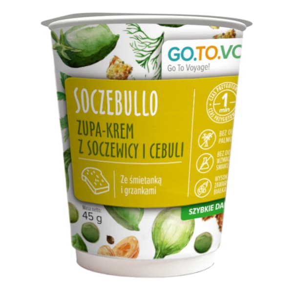 SOCZEBULLO linse- og løgkræmsoppa 45 g