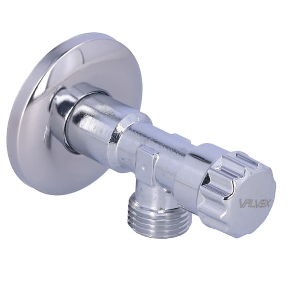 Opalvinkel sätesventil krom 1/2"-1/2"
