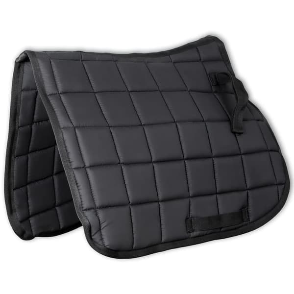 vidaXL Ponnysadel 25 cm svart