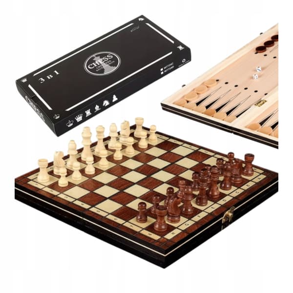3.6 Schack 3 i 1 (Dam / Backgammon)