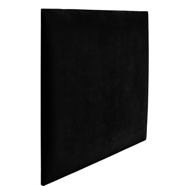 Polstret panel 30x30 Magic Velvet 2219 (Sort)