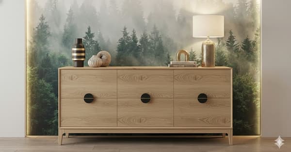 MØBELGREB til møbler sort MODERN CHOKI SPLIT 64/110 sort AKS