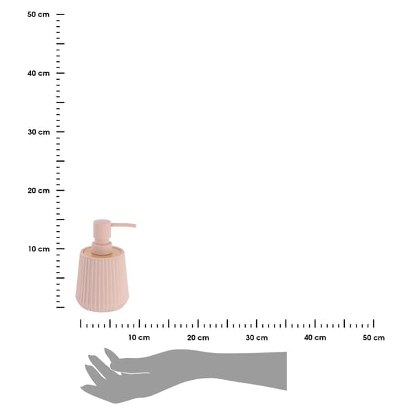 Roza blush sæbedispenser