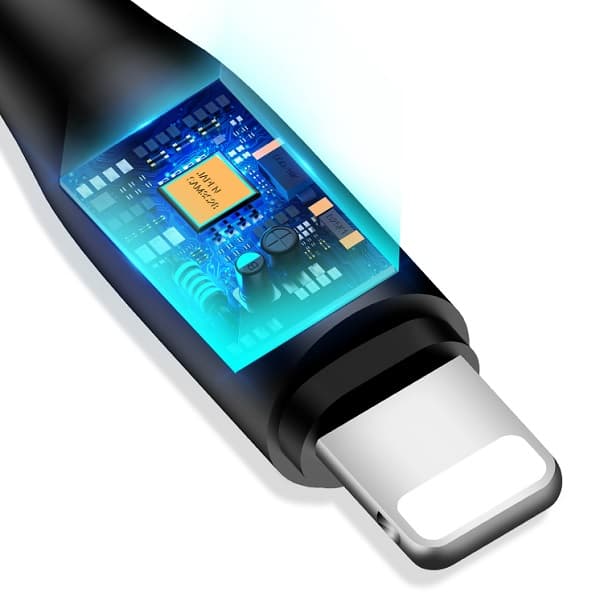 USAMS U18 USB-A til Lightning 2A hurtigopladerkabel 1m sort