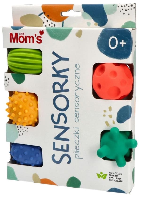 Pastellfärgade sensoriska bollar