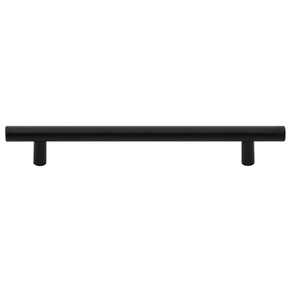 vidaXL skabsgreb 10 stk. sort 160 mm rustfrit stål