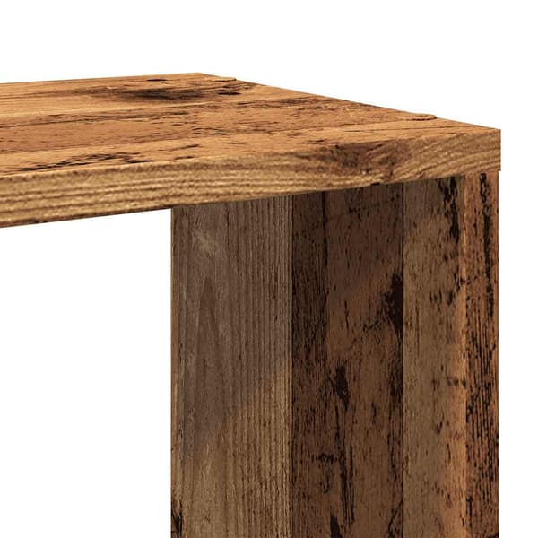 vidaXL bogreol, antik træ, 100x24x63 cm