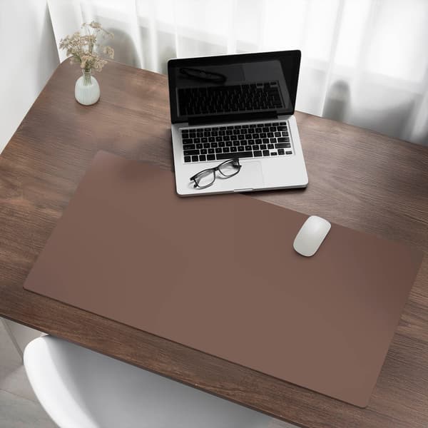 Universal beskyttelsesmåtte til computerudstyr, brun, 100x50 cm