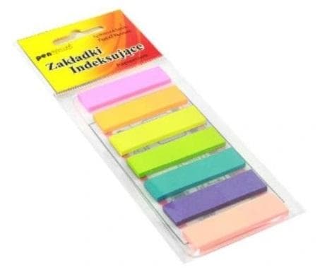Indexflikar 12x45mm 7x25st papper