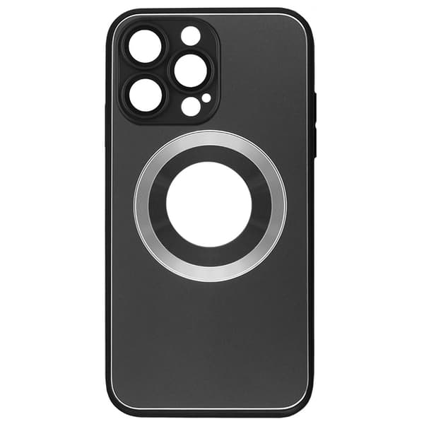 MagSafe-etui til iPhone 14 Pro, hul til Apple-logo, grå