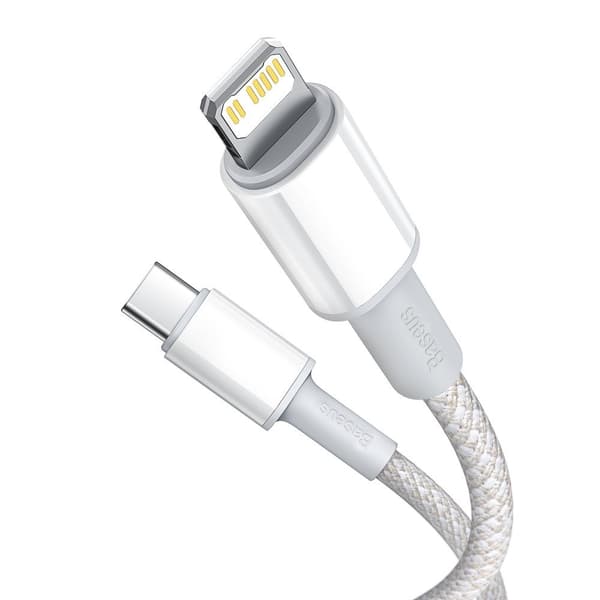 Kabel för iPhone USB-C - Blixtsnabb laddning 20W 2m - vit