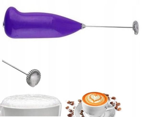 AS386150 blå og lilla kaffe- og mælkeskummer