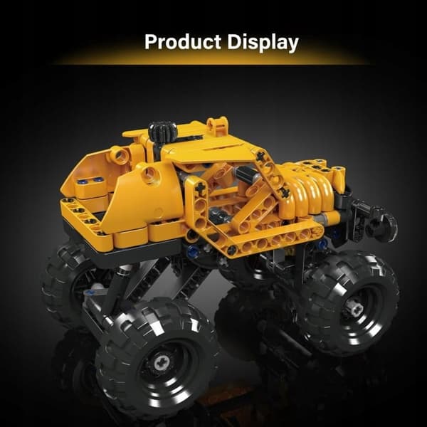 Maastoauto - Palikat Mold King 246 kpl Technic