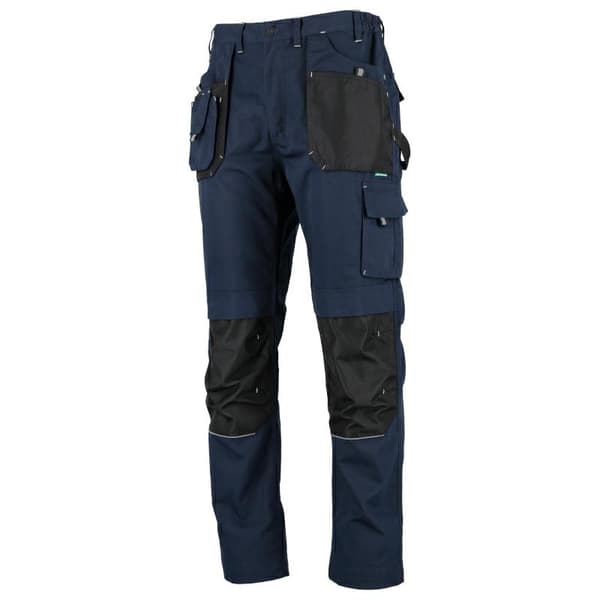STALCO BASIC LINE arbetsbyxor marinblå storlek L