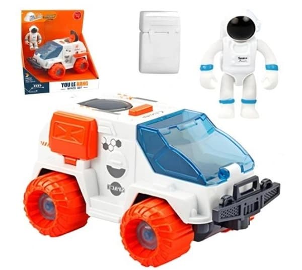 Rymdfarkost med en astronaut