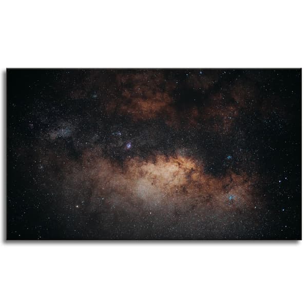 Lærredstryk Rumgalakse Stjerner 120x70cm