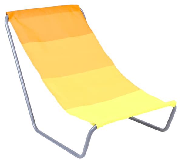 Sammenklappelig strandstol OLEK - gul