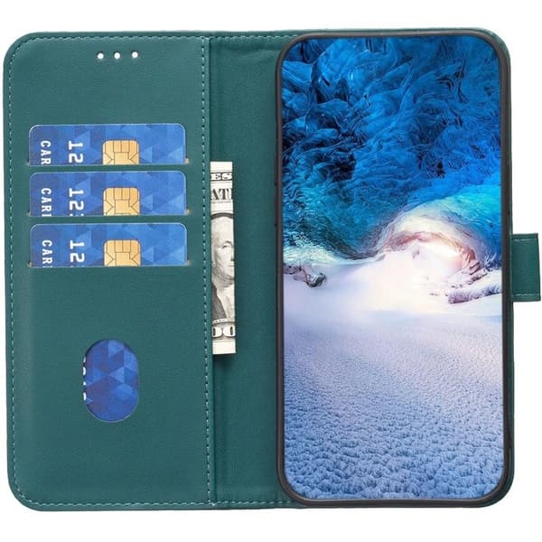 Flip-etui til Samsung Galaxy A55 5G, BINFEN pung, grøn