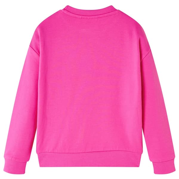 Børnesweatshirt, mørkerosa, 140