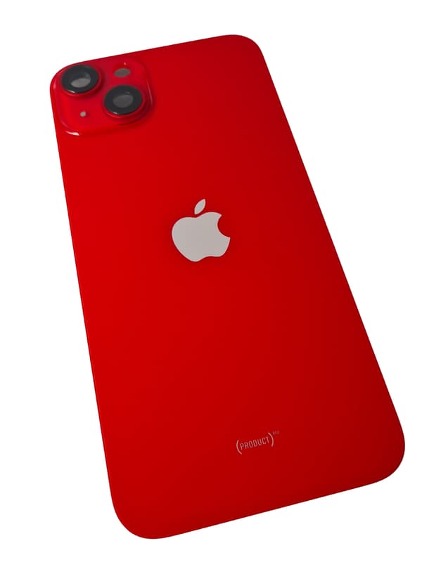 ORG Plecki Grade A original bakskal till Apple iPhone 14 Plus, röd