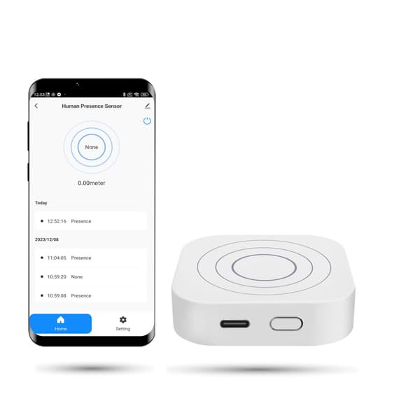 Zigbee Tuya tilstedeværelsessensor