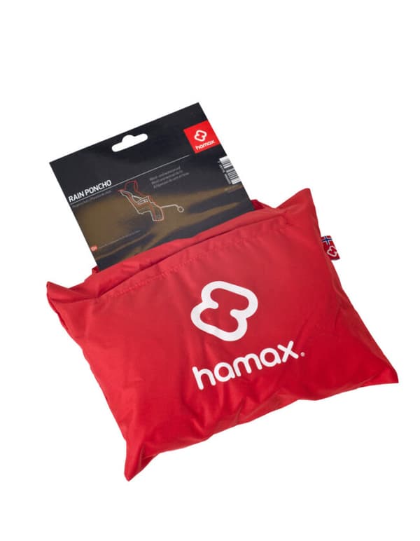 Hamax - Sadesuoja polkupyörän satulaan - Punainen