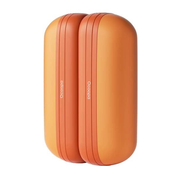 Ocoopa UT2s mini håndvarmer 2×6 timer 2×2600 mAh orange