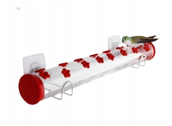Transparent fuglebad 785ml - 14 huller, nem montering