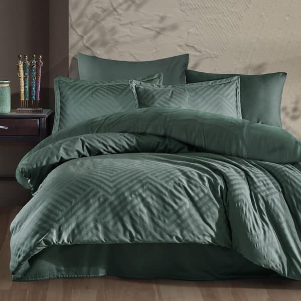 Bomullssängkläder 200x220 satin jacquard Tula-1