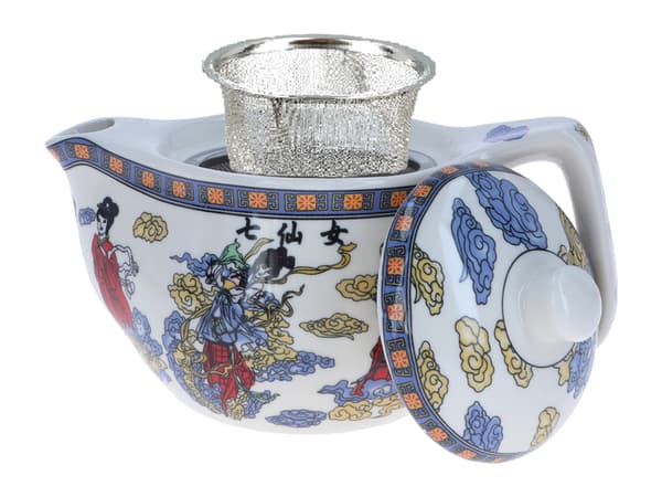 Keramisk elkedel med infuser