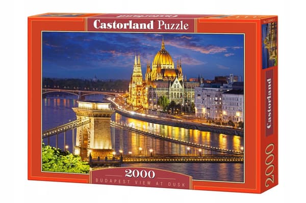 Palapeli 2000 palaa C-200405-2 Budapestin näkymä hämärässä