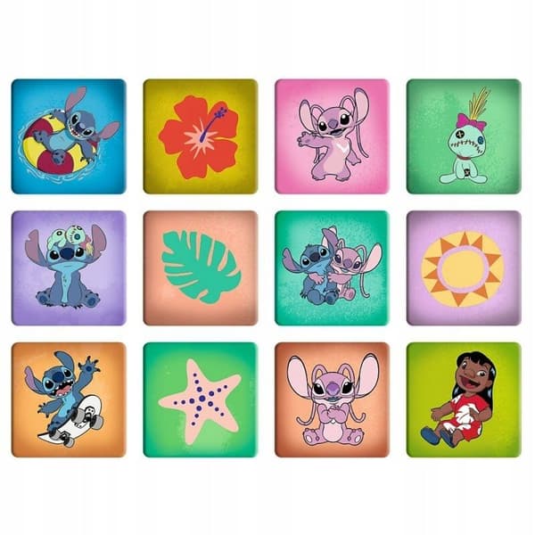 Pulmapeli + Muistio Lilo ja Stitch 3+ Trefl