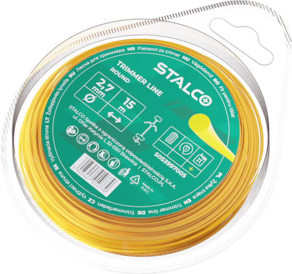 Stalco Rund skæretråd 2,7 mm x 15 m S053997005