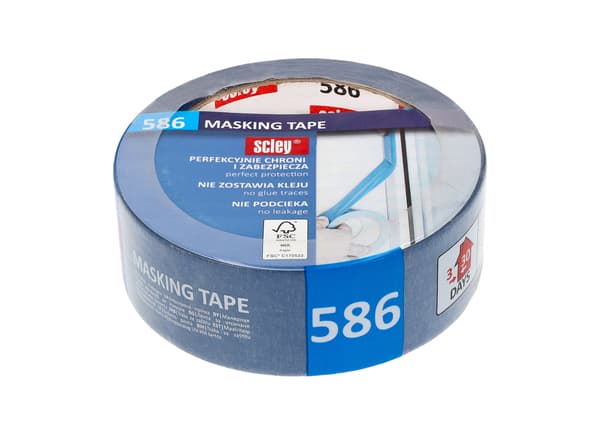 Scley blå maskeringstejp 38mm x 33m *586*