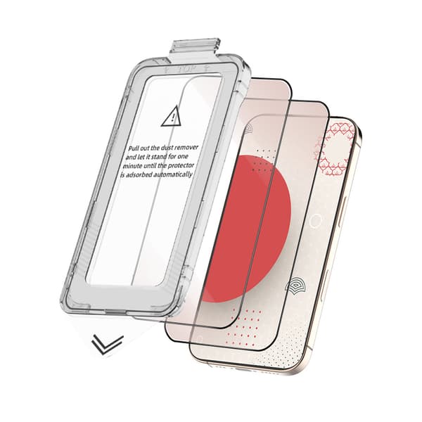 Ny Screen Samurai Privacy Glass til Apple iPhone 15 Pro med Easy Fit Frame | 2-pak