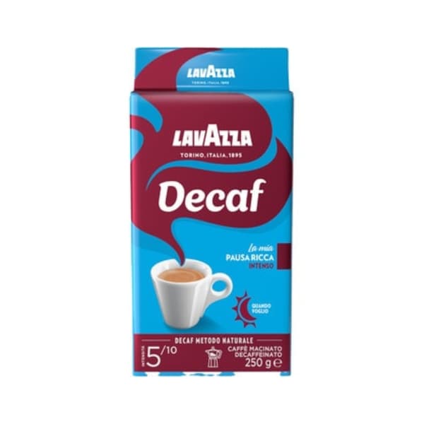 Lavazza DEK Intenso malet kaffe 250g
