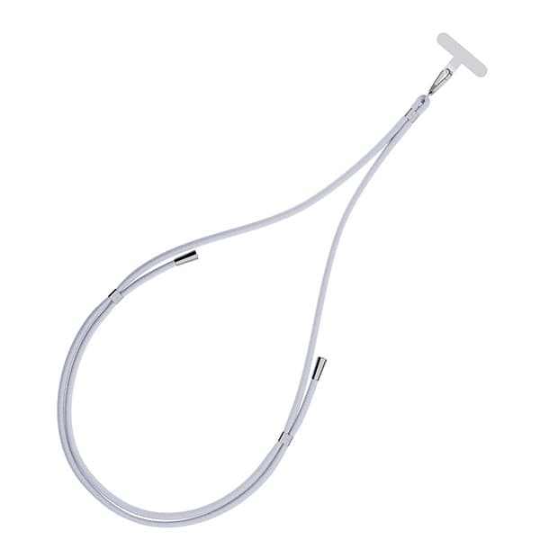 3mk EasyClip telefonrem, snöre, grå med silverdetaljer