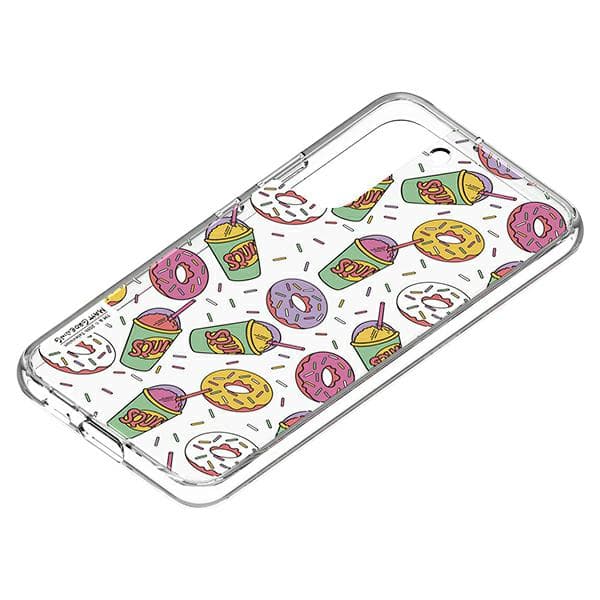 Samsung Panel til Frame Cover til Galaxy S22+ Simpsons Donut Hvid